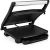Image de Princess Grille-viande 112415 - Pour viande, sandwhiches chauds, poisson et légumes - 2 000 W, Noir/Argent, Surface cuisson 30 x 24 cm