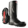 Image de DUNLOP Purofort+ Bottes de sécurité hommes et femmes - Bottes de travail embout en acier   Imperméable & Antiderápant   Léger -Résistant aux produits chimiques - Isolé - Noir   Pointures 45