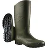 Image de DUNLOP Dane   Bottes de jardin et de pluie imperméables pour hommes et femmes   PVC - Embout souple - Bottes en caoutchouc Antidérapant - Pêche   Vert/Noir   Pointures 40