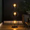 Image de Onooro Chicago Lampadaire E27 à 3 sources lumineuses, BE614-8322/76,