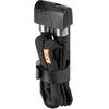 Image de AXA Foldable 6-95 Antivol pliable Longueur 95 cm Maillons en acier 6 mm Niveau de sécurité 7 Support Antivol vélo de ville 2 clés Noir