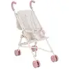Image de Poussette pour poupée en métal Rose