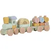 Image de Safari Friends Train de blocs en bois