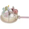 Image de Jouet en bois Gâteau d'anniversaire Rose