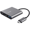 Image de Trust Dalyx USB 3.2 Gen 1 (3.1 Gen 1) Type-C Aluminium, Noir TRUST23772