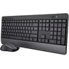 Image de clavier et souris Trust Trezo Noir Espagnol Qwerty