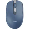 Image de Trust Ozaa Souris sans Fil Bluetooth + 2.4GHz, Souris Silencieuse Compacte Multi-appareils, 60% de Plastiques Recyclés, Souris Bluetooth Rechargeable PC Ordinateur Portable Android Mac - Bleu