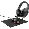 Image de Trust GXT 790 3-in-1 Set casque et souris de gaming USB optique noir éclairé
