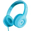 Image de Trust Nouna Casque Filaire Audio pour Enfant 4-10 Ans avec Limite de Volume (85dB), Ecouteurs Filaire Pliable avec Micro et Autocollants, Connexion 3.5mm, Casque pour Switch, Tablette, Musique, Bleu