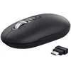 Image de Trust Seron Souris sans Fil, Molette Ultra-Rapide et Défilement Horizontal, Bluetooth + 2.4 GHz, Boutons Silencieux, 85% Plastique Recyclé, Bouton PPP, Souris Bluetooth Multi-Appareils PC Mac, Noir