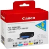 Image de Canon PGI-550/CLI-551 Cartouches PGBK/C/M/Y/BK/GY Multipack Noire Pigmenté, Cyan, Magenta, Jaune, Noir, Gris (Multipack Plastique) & CLI-551 Cartouche GY Gris (Emballage Carton)