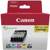 Image de Canon Encre PGI-580 CLI-581 dorigine pack bundle noir, noir, cyan, magenta, jaune 2078C007 Encre