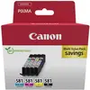 Image de Canon Encre CLI-581 dorigine pack bundle noir, cyan, magenta, jaune 2103C007