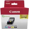 Image de Canon Encre CLI-571 dorigine pack bundle noir, cyan, magenta, jaune 0386C008