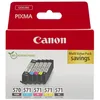 Image de Canon PGI-570 / CLI-571 Lot de 5 Cartouches d'encre Authentiques (2 x Noir, Cyan, Magenta, Jaune)   Carton Multipack