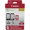Image de Canon PG-545XL / CL-546XL Lot de 2 Cartouches d'encre Authentiques à Haut rendement (Couleur et Noir) - Comprend 50 Feuilles de Papier Photo 10 x 15 cm - Carton de sécurité