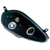 Image de AUTO-STYLE Set de Phares compatible avec Fiat Grande Punto 2005-2008 - Noir - incl. anneaux Angel-Eyes