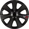 Image de AutoStyle Enjoliveurs 16'' pouces Cap De Roue Jeu Enjoliveur Auto noir/carbone PP 5156B