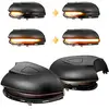 Image de AUTO-STYLE Set de Clignotants de Rétroviseurs LED compatible avec Volkswagen Golf VI 2008-2012 & Touran 2010-2015 - Fumée - incl. Feux Dynamiques