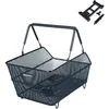 Image de Basil Cento Multi System Panier de vélo Noir   Fond Multi-système NX, Compatible avec MIK, Racktime et Autres plaques de Porte-Bagages courantes, résistant aux intempéries et Robuste, idéal pour Les