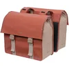 Image de Basil Mixte Urban Sacoches pour Porte-Bagages, Terra Red/Rose, 40,5X17,5X46