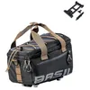 Image de Basil Miles MIK Sacoche de Porte-Bagages étanche avec système MIK verrouillable 7 l Idéal pour Les trajets et l'extérieur Noir/Marron