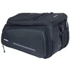 Image de Basil Move Sacoche de Porte-Bagages, 10-26 l, Noire, imperméable, en Polyester recyclé, Compatible avec Les plaques d'adaptation MIK & Racktime, idéale pour Les trajets et Les Courses