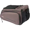 Image de Basil Move Sacoche de Porte-Bagages, 10-26 l, Marron, imperméable, en Polyester recyclé, Compatible avec Les plaques d'adaptation MIK & Racktime, idéale pour Les trajets et Les Courses