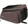 Image de Basil Move MIK Sacoche de Porte-Bagages 10-26 l, Marron, imperméable, Durable en Polyester recyclé, avec Plaque d'adaptation MIK verrouillable