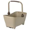 Image de Basil Buddy MIK Panier de vélo pour Chien - 32 l, Marron, Robuste, avec système MIK verrouillable et Plaque de Transport MIK, Parfait pour Le Transport sûr des Chiens