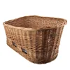 Image de Basil Pasja Mik M Panier de vélo arrière pour Chien en Osier Durable avec Plaque d'adaptation MIK verrouillable, Amovible, avec Coussin Lavable, idéal pour Les randonnées à vélo avec Votre Chien