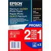 Image de Epson C13S042167 Premium Glossy - Papier Photo - Glacé (Pack de 2)(A6 Format), 100 x 150 millimeters