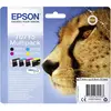 Image de Epson Encre T0715 dorigine pack bundle noir, cyan, magenta, jaune C13T07154012