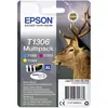 Image de Epson Encre T1306 dorigine pack bundle cyan, magenta, jaune C13T13064012