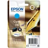 Image de Epson 16 Cyan Pen & Crossword, Genuine, DURABrite Ultra Ink