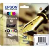 Image de Epson Encre T1626, 16 dorigine pack bundle noir, cyan, magenta, jaune C13T16264012
