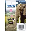 Image de Epson 24XL Light Magenta Elephant High Yield Genuine, Claria Photo HD Ink Cartridge, XL High Capacity