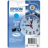 Image de Epson 27 Réveil Cyan, Cartouche d'encre d'origine, WF-3620DWF WF-3640DTWF WF-7110DTW WF-7210DTW WF-7710DWF WF-7715DWF WF-7720DTWF WF-7610DWF WF-7620DTWF