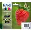 Image de Epson Multipack 29 Fraise, Cartouches d'encre d'origine, 4 couleurs: Noir, Cyan, Magenta, Jaune, XP-235 XP-243 XP-245 XP-247 XP-255 XP-257 XP-332 XP-335 XP-342 XP-345 XP-352 XP-355 XP-432 XP-435