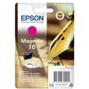 Image de Epson 16 Stylo Plume Magenta, Cartouche d'encre d'origine, WF-2010W WF-2510WF WF-2520NF WF-2530WF WF-2540WF WF-2630WF WF-2650DWF WF-2750DWF WF-2660DWF WF-2760DWF