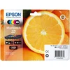 Image de Epson 33 Oranges Genuine Multipack, 4 - colours Ink Cartridges, Claria Premium Ink, Five Color