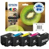 Image de Epson 202XL Kiwi Genuine High Yield Multipack, 5-colours Ink Cartridges, Claria Premium Ink