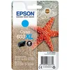 Image de Epson 603XL Etoile de Mer Cyan, Cartouche d'encre d'origine XL Haute capacité, XP-2100 XP-2105 XP-2150 XP-2155 XP-3100 XP-3150 XP-4100 XP-4150 WF-2810DWF WF-2820 WF-2830DWF WF-2840 WF-2850DWF WF-2870