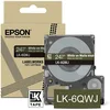 Image de Epson Labelworks LK-6QWJ Cartouche d'étiquetage compatible avec Epson LabelWorks LW-C610 Mat Khaki/Blanc 24 mm