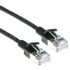 Image de ACT Câble réseau CAT6a U/FTP LSZH - Câble LAN fin 3,8 mm - Câble flexible anti-accroc CAT 6a - Avec fiche RJ45 - Pour une utilisation dans les centres de données, 3 m - Noir - DC7903