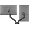 Image de One For All Support de table pour écran Solid Dual black 2 Écran(s) 33 cm (13) - 88,9 cm (35) noir réglable en hauteur, mobile, inclinable, rotatif