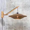 Image de Good & Mojo Bali Applique murale avec bras, E27, BALI/W2/AD/N/4412/BN,