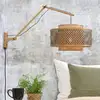Image de Good & Mojo Bhutan Applique murale avec bras, E27, BHUTAN/W3/AD/N/5030/BN,