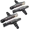 Image de BBB MTB TriStop BBS-14T Patins de frein Lot de 4 Tricolore