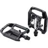 Image de BBB Cycling DualChoice Pédales Cyclistes avec Double Fonction | Pédale SPD & Pédale Plate 9/16" | Cage en Aluminium Durable avec Tension Réglable pour VTT, E-VTT, Vélo Urbain et E-Road | BPD-61
